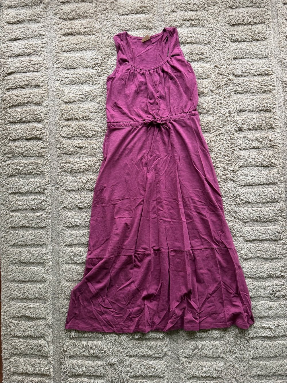 Pact Relaxed Slub Tank Maxi Dress